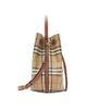Burberry Women's Small Check Drawstring Bucket Bag - 4