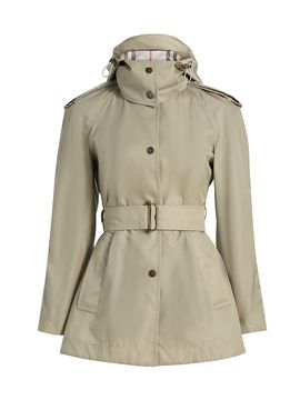 Burberry Women's Tilgate Belted Mini Trench Coat