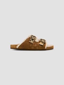Burberry Women's Urchin Shearling Sandals