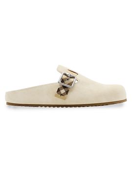 Burberry Women's Urchin Suede Clogs
