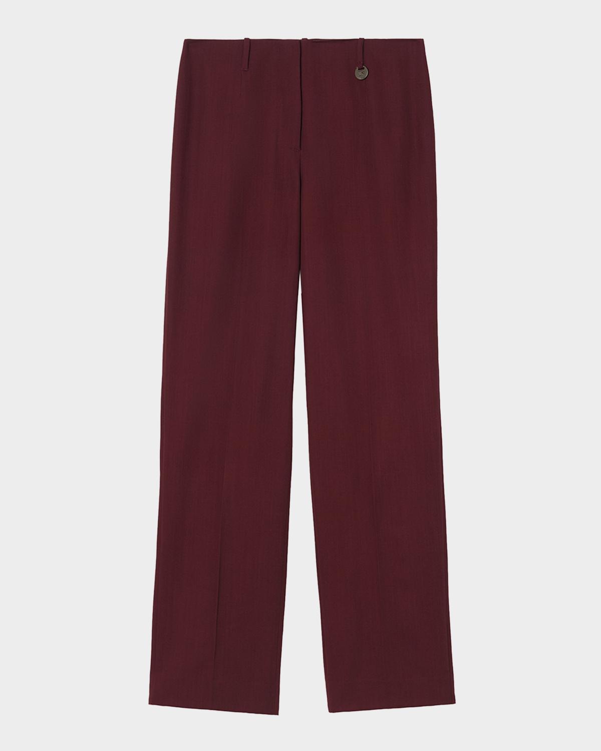 Burberry Wool Tailored High-Rise Trousers