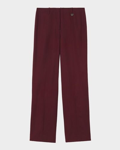 Burberry Wool Tailored High-Rise Trousers