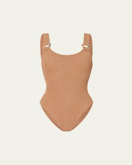 Burberry x Hunza G Domino One-Piece Swimsuit