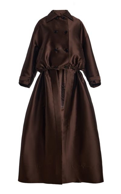 Burc Akyol Burc Akyol Convertible Satin Bomber Coat