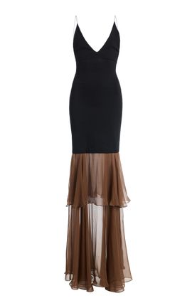 Burc Akyol Burc Akyol Gitane Crepe Jersey Maxi Dress