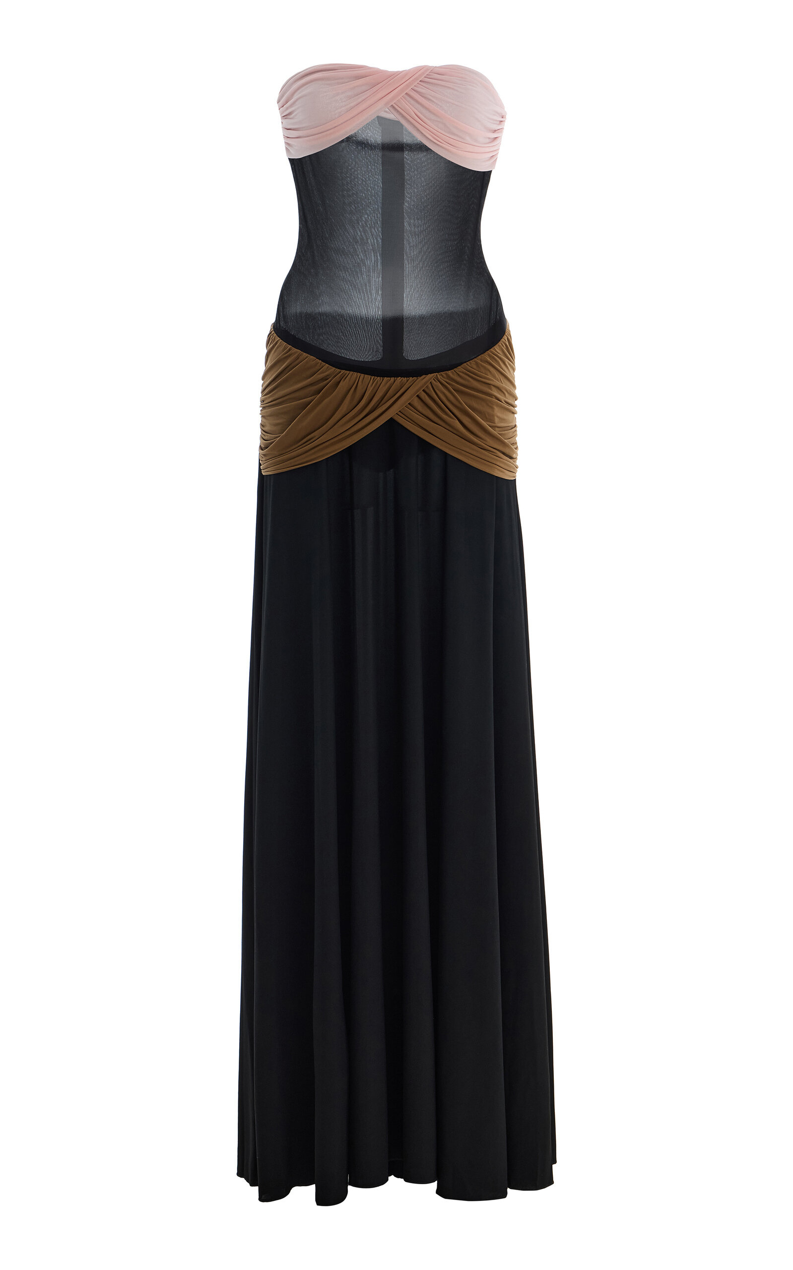 Burc Akyol Burc Akyol Ruched Jersey Midi Dress