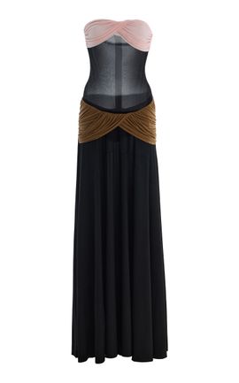 Burc Akyol Burc Akyol Ruched Jersey Midi Dress