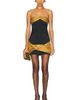 Burc Akyol Burc Akyol Taffetas Draped Mini Dress - 1