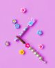 Burner Babe Burner Babe Flower Pearl J Clip in Pink at Urban Outfitters - 4
