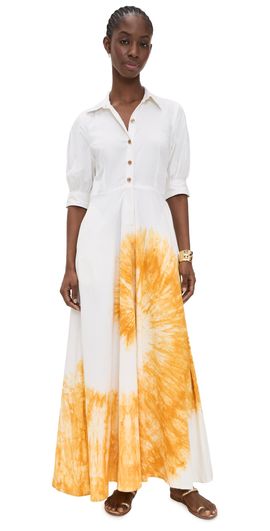 Busayo Busayo Dayo Dress Yellow & White