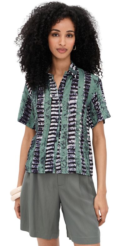 Busayo Busayo Ewatola Top Green/Blue/White