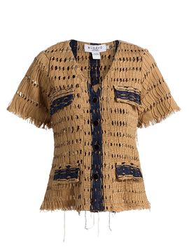 Busayo Women's Lara Crocheted Cotton Top