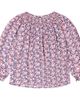 Busy Bees Busy Bees Georgina Girls Smocked Top Mini Pink Floral  - 1