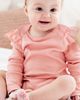 BUTTERBLU BUTTERBLU Ashley Ruffle Long Sleeve Organic Cotton Assorted 5-Pack Bodysuits - 2