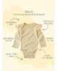 BUTTERBLU BUTTERBLU Ashley Ruffle Long Sleeve Organic Cotton Assorted 5-Pack Bodysuits - 5