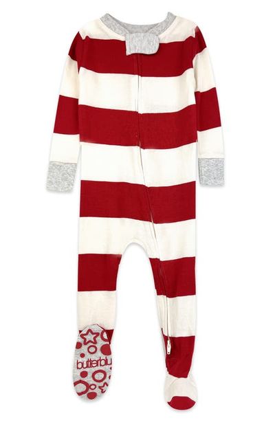 BUTTERBLU BUTTERBLU Assorted 3-Pack Cruz Snug Fit Footed Pajamas