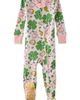 BUTTERBLU BUTTERBLU Cruz One-Piece Fitted Organic Cotton Footie Pajamas - 1