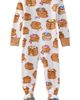BUTTERBLU BUTTERBLU Cruz One-Piece Organic Cotton Footie Pajamas - 2