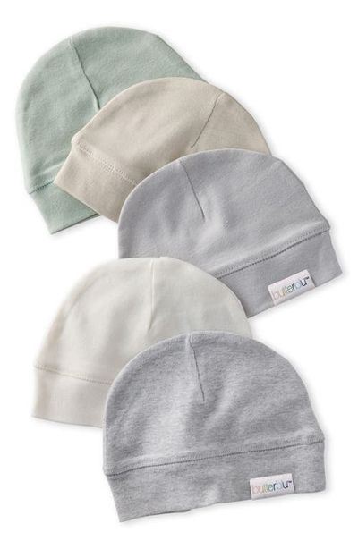 BUTTERBLU BUTTERBLU Kids' Charlie 5-Pack Organic Cotton Caps