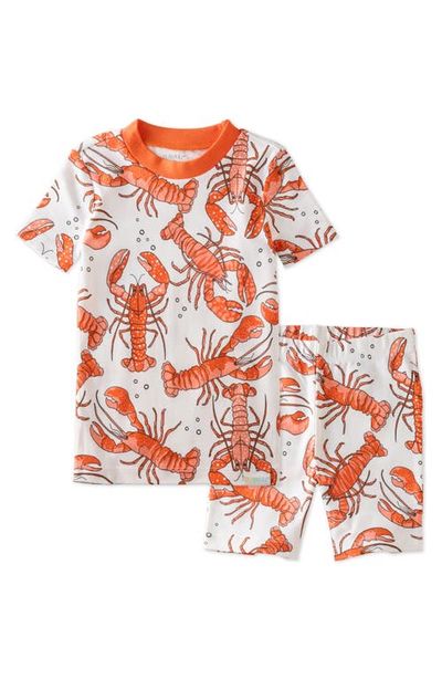 BUTTERBLU BUTTERBLU Kids' Shade Fitted Two-Piece Organic Cotton Pajamas