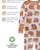 BUTTERBLU BUTTERBLU Kids' Zen Print Fitted Organic Cotton Two-Piece Pajamas - 5