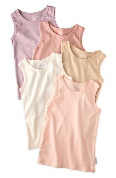 BUTTERBLU BUTTERBLU Malone Organic Cotton Assorted 5-Pack Muscle Tanks