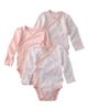 BUTTERBLU BUTTERBLU Sterling Side Snap Organic Cotton Assorted 3-Pack Bodysuits - 1