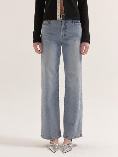 BUTTONUP Standard Straight Light Blue Denim [Light Blue]