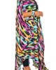 BUXOM COUTURE BUXOM COUTURE Animal Print Chiffon Robe with Wrist Bands - 3