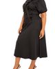BUXOM COUTURE BUXOM COUTURE Asymmetric Ruffle Dress - 3