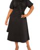 BUXOM COUTURE BUXOM COUTURE Asymmetric Ruffle Dress - 5