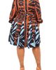BUXOM COUTURE BUXOM COUTURE Bishop Sleeve Belted Fit & Flare Dress - 4