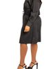 BUXOM COUTURE BUXOM COUTURE Cinch Waist Long Sleeve Belt Cotton blend Shirtdress - 3