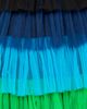 BUXOM COUTURE BUXOM COUTURE Colorful Tiered Faux Leather & Tulle Maxi Dress - 5