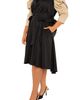 BUXOM COUTURE BUXOM COUTURE Contrast Puff Shoulder Dress - 5