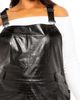 BUXOM COUTURE BUXOM COUTURE Croc Embossed Faux Leather Overalls - 4