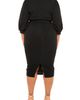 BUXOM COUTURE BUXOM COUTURE Faux Wrap Midi Dress - 2