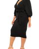 BUXOM COUTURE BUXOM COUTURE Faux Wrap Midi Dress - 3