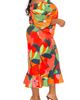 BUXOM COUTURE BUXOM COUTURE Floral Off-the-Shoulder Fit & Flare Dress - 3