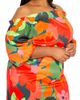 BUXOM COUTURE BUXOM COUTURE Floral Off-the-Shoulder Fit & Flare Dress - 4