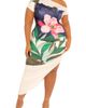 BUXOM COUTURE BUXOM COUTURE Floral One-Shoulder Asymmetric Hem Knit Dress - 1