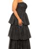 BUXOM COUTURE BUXOM COUTURE Metallic Polka Dot Strapless Tiered Tulle Dress - 3