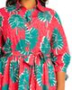 BUXOM COUTURE BUXOM COUTURE Mixed Print Maxi Shirtdress - 4