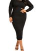 BUXOM COUTURE BUXOM COUTURE Modal Tube Dress & Shrug - 1