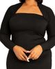 BUXOM COUTURE BUXOM COUTURE Modal Tube Dress & Shrug - 4