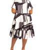 BUXOM COUTURE BUXOM COUTURE Print Tiered Shirtdress - 2