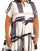 BUXOM COUTURE BUXOM COUTURE Print Tiered Shirtdress - 3