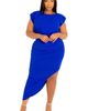 BUXOM COUTURE BUXOM COUTURE Sleeveless Asymmetric Hem Dress - 5