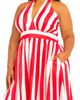 BUXOM COUTURE BUXOM COUTURE Stripe Halter Maxi Dress - 4