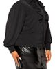BUXOM COUTURE BUXOM COUTURE Tie Neck Pleated Sleeve Top - 3